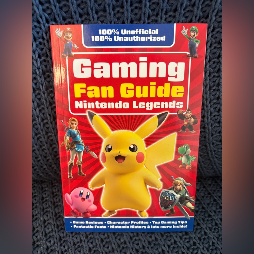 2/$10 Nintendo Red Gaming Fan Guide with Pikachu